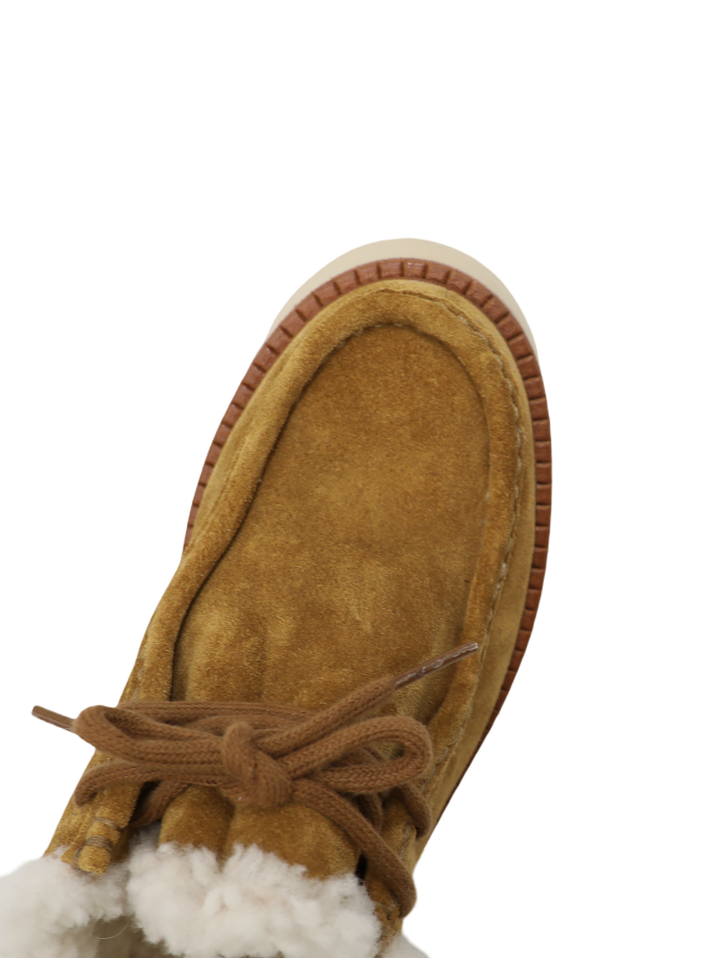 Pedro Garcia Soe Lace-Up Loafer in Alpaca Velour Shearling