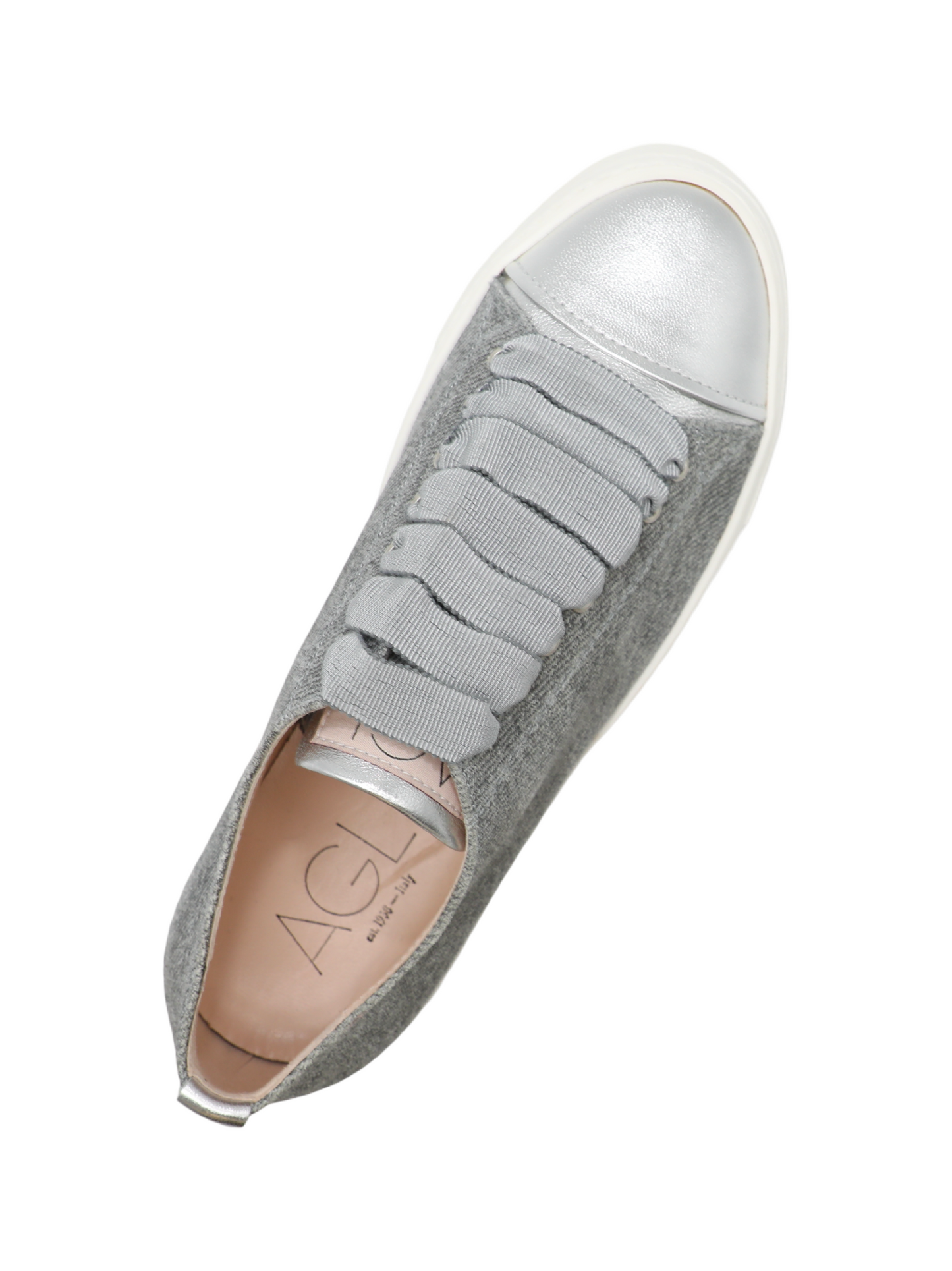 AGL Giuliana Denim Effect Sneaker in Grey