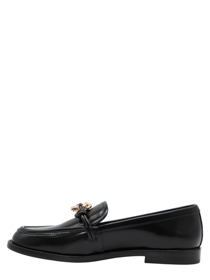 Loeffler Randall Roma Loafer With Hardware in Black