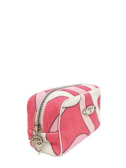 Pucci Small Terrycloth Beauty Case in Pink