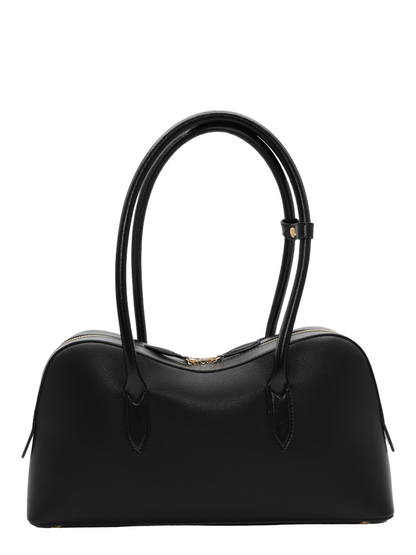 Stella McCartney Stella Ryder Medium Bag in Black Embossed Grainy Eco
