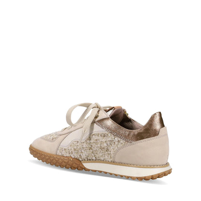 Ron White Delle Sneaker With Chenille in Oyster