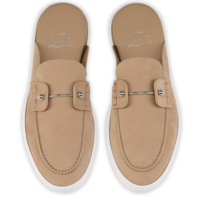 Christian Louboutin Chanme Donna Flat Boat Shoe in Lionne | In-Store Only