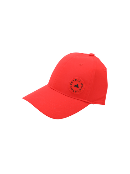 Adidas x Stella McCartney Cap in Active Red/Black