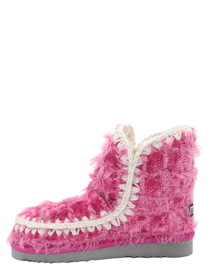 Mou Eskimo 18 Textile Wool Boot in Frambuesa AGATRA