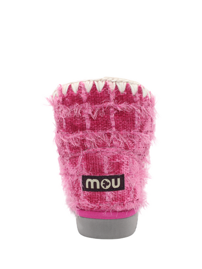 Mou Eskimo 18 Textile Wool Boot in Frambuesa AGATRA