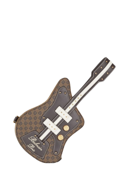 Balmain Mini Monogram Guitar Bag