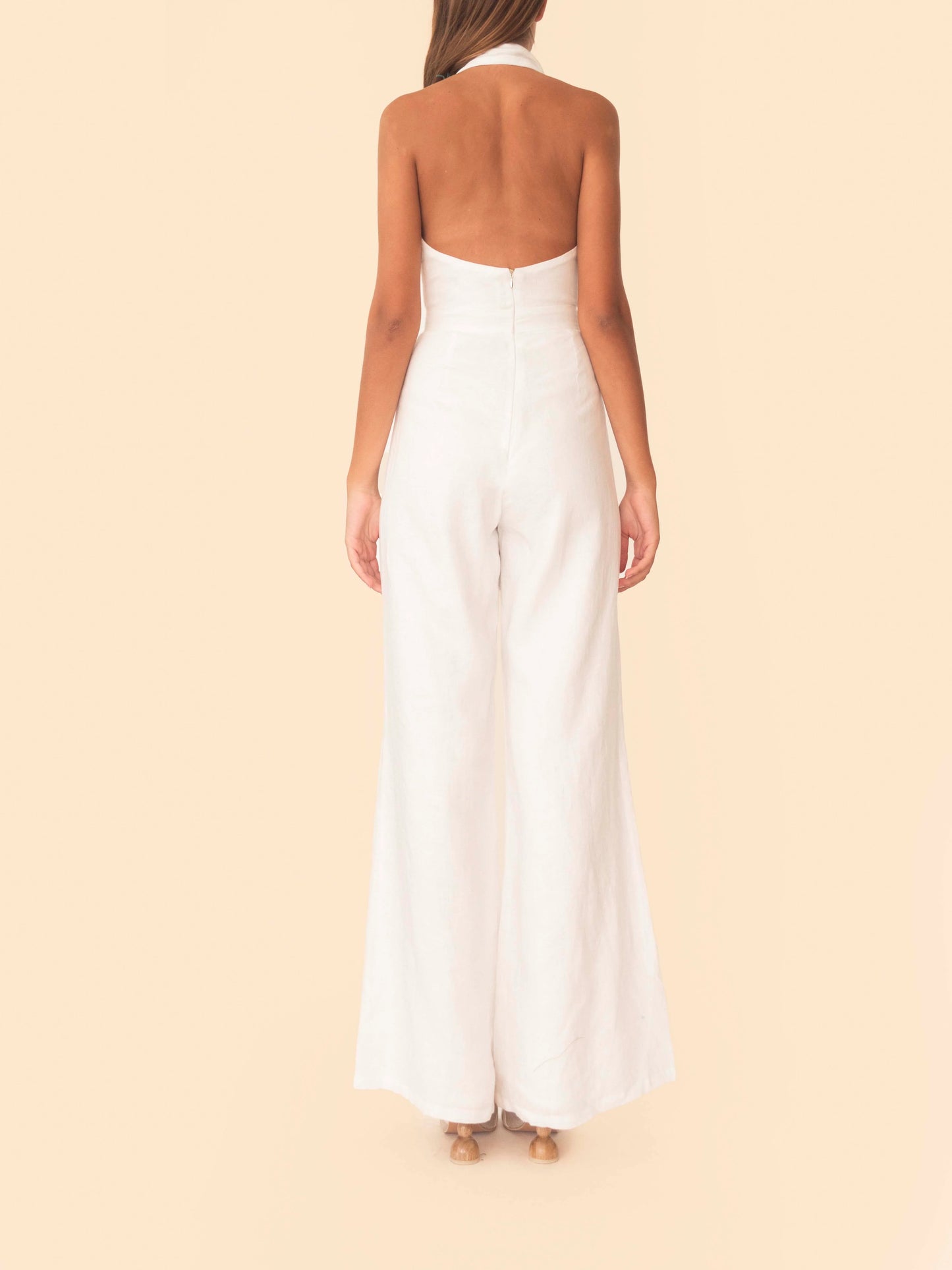 Azulu Zane Jumpsuit in Ivory