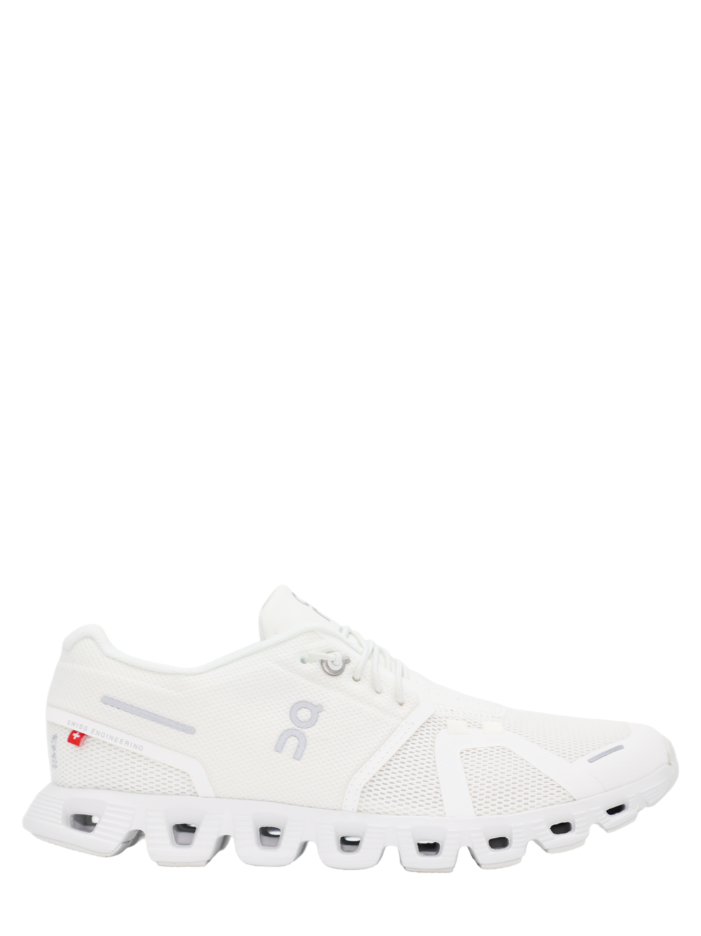 On Running Women's Cloud 5 Sneaker in All-White