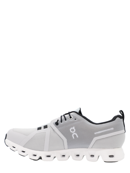 On Running Women's Waterproof Cloud 5 Sneakers in Glacier/White