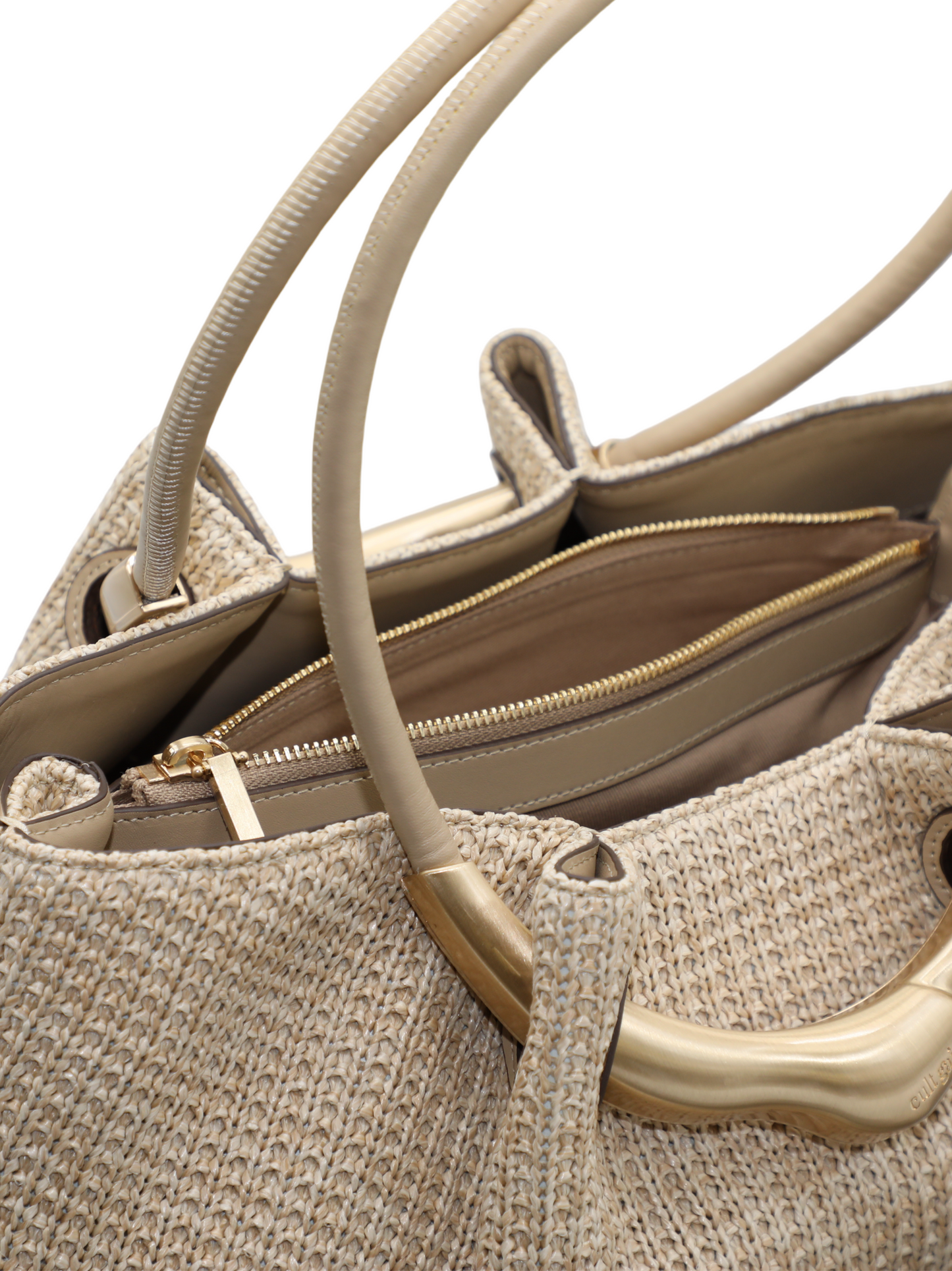 Cult Gaia Asa Satchel in Natural