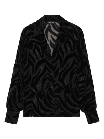Anine Bing Mylah Shirt in Black