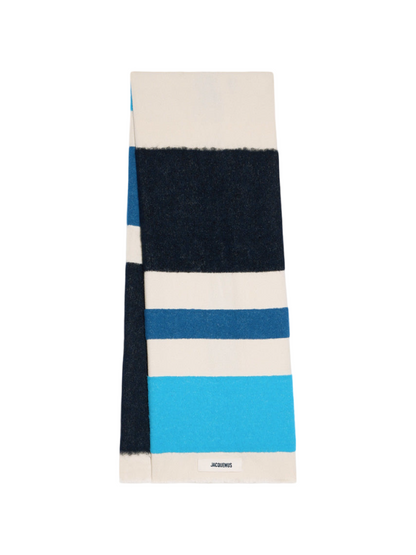 Jacquemus The Arazzo Scarf in Multi-Blue