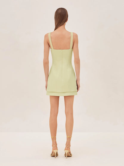 Alexis Gineva Dress Mini in Lime Light