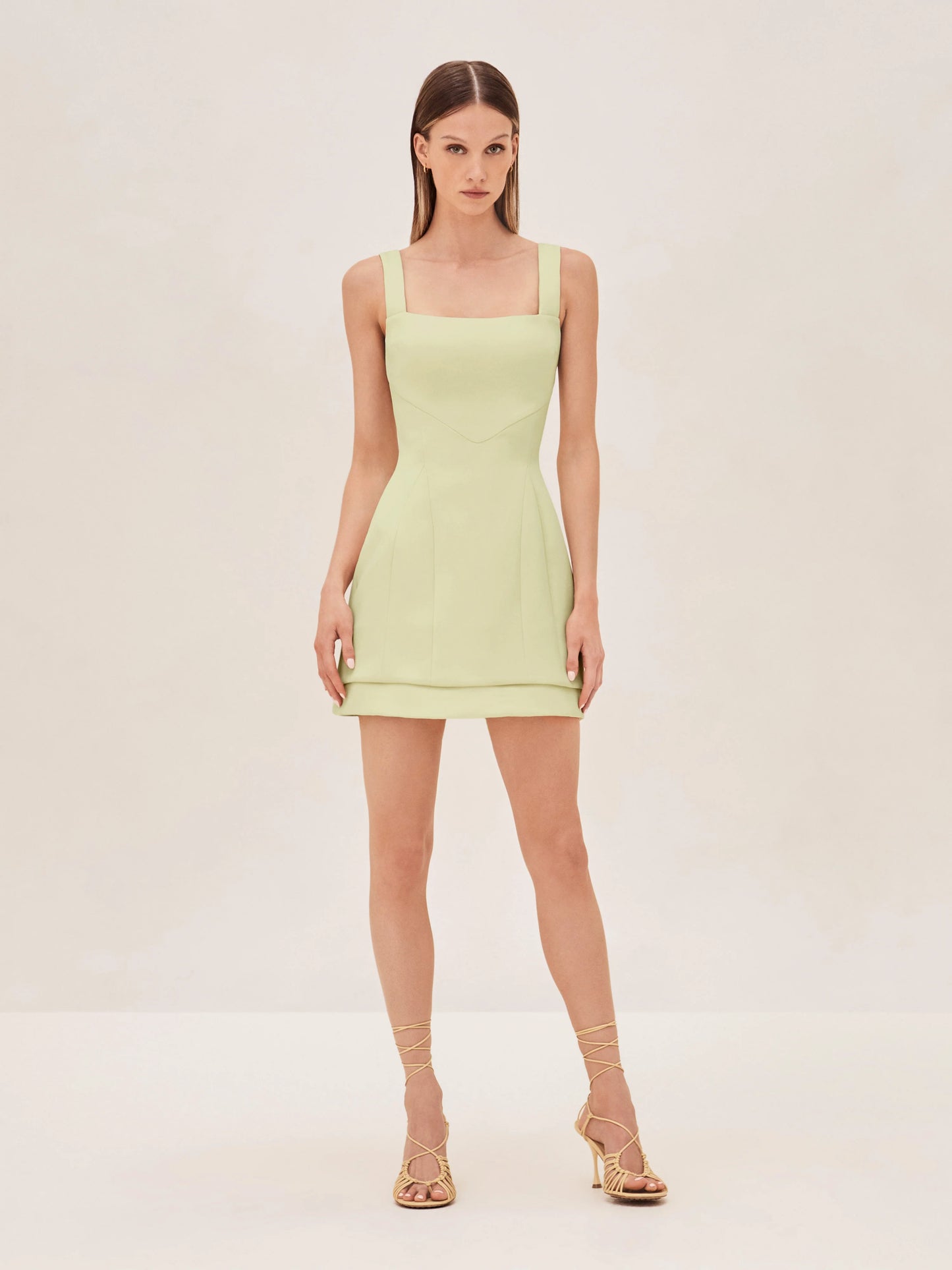 Alexis Gineva Dress Mini in Lime Light