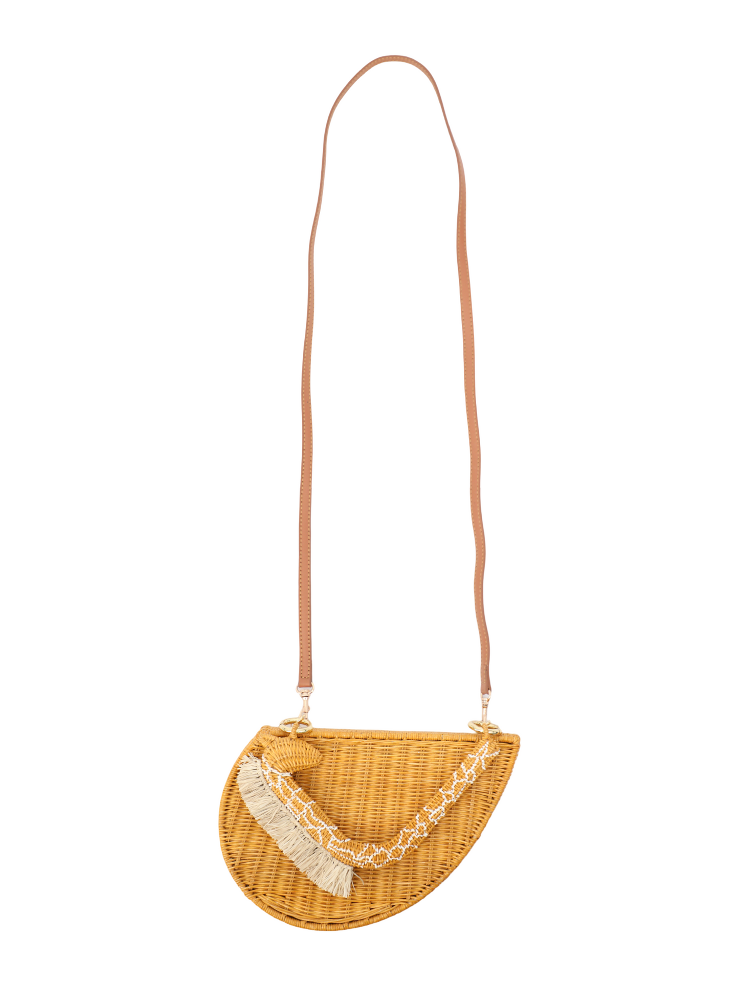 Serpui Wanda Giraffe Bag in Light Honey