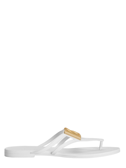 Dolce & Gabbana Rubber Beachwear Slides With Logo (More Colors