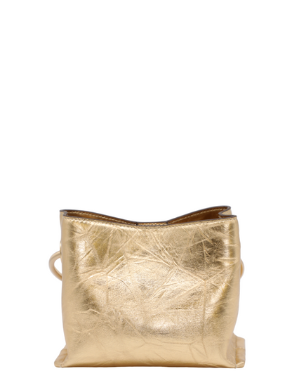 Cult Gaia Lalli Top Handle Bag in Brass