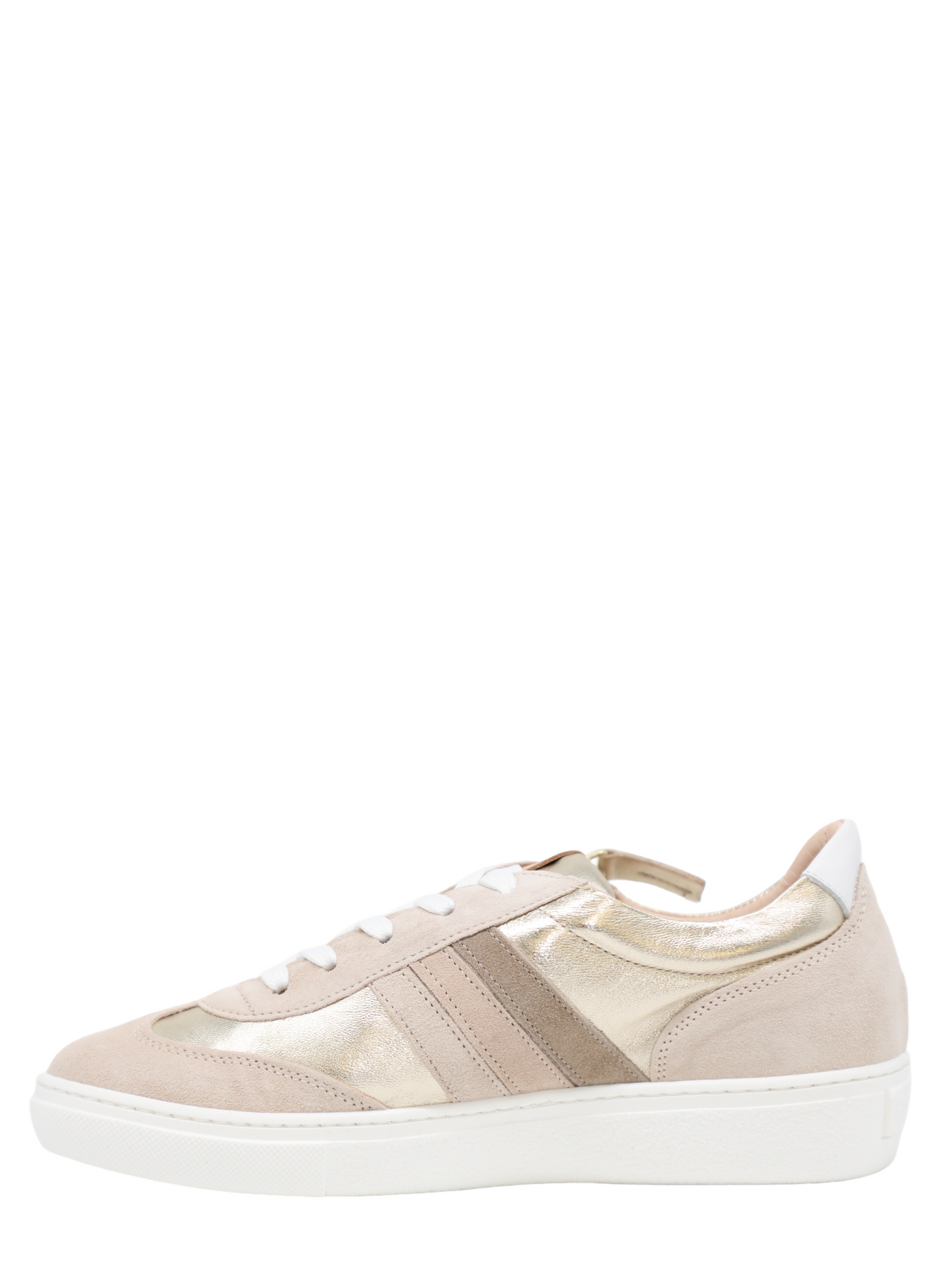 Ron White Ovella Side Zip Sneaker in Platino