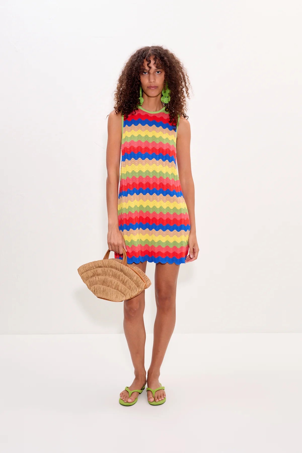 Simon Miller Moji Wave Mini Dress in Tropical Wave
