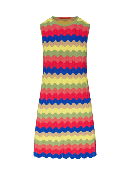 Simon Miller Moji Wave Mini Dress in Tropical Wave