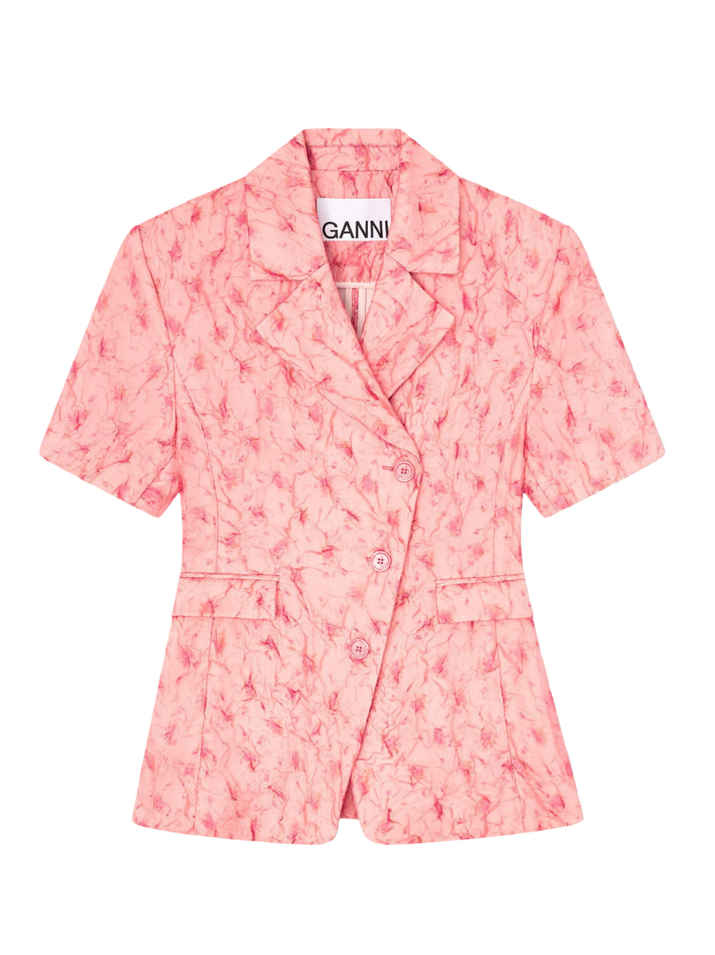 Shibori Organza S/S Blazer