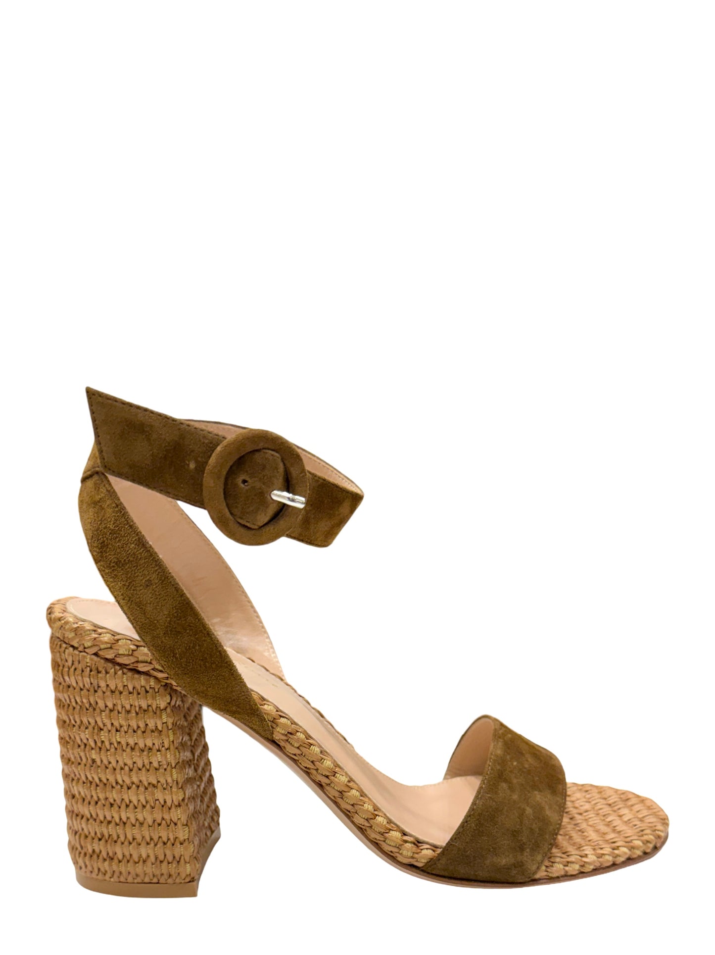 Gianvito Rossi Luana Sandals in Texas+Cuoio