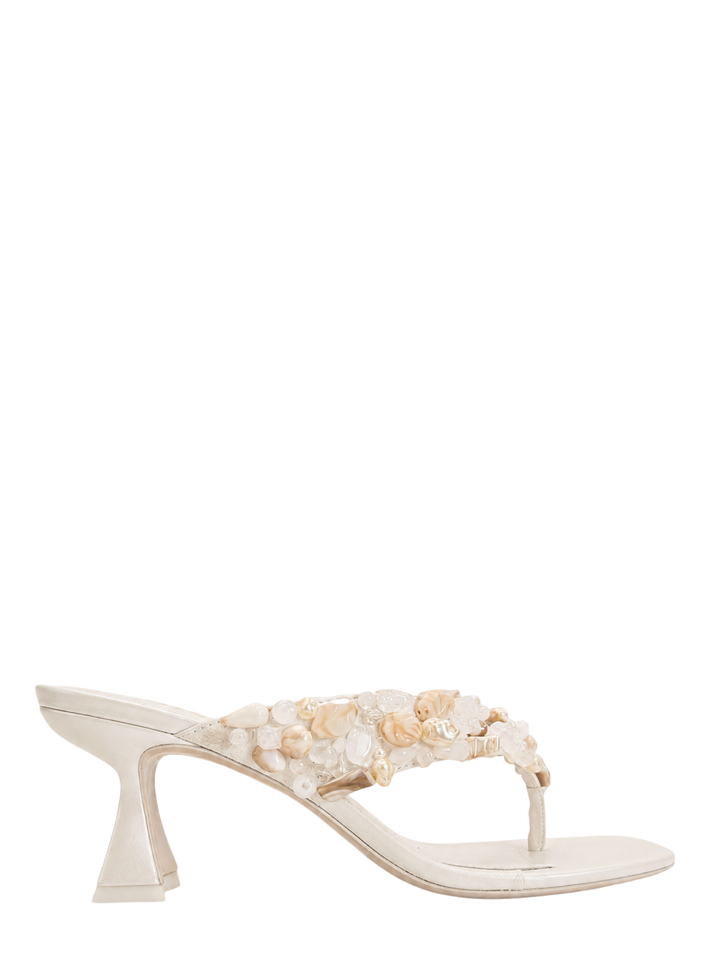 Cult Gaia Abi Sandal in Antique White