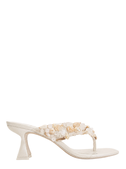 Cult Gaia Abi Sandal in Antique White