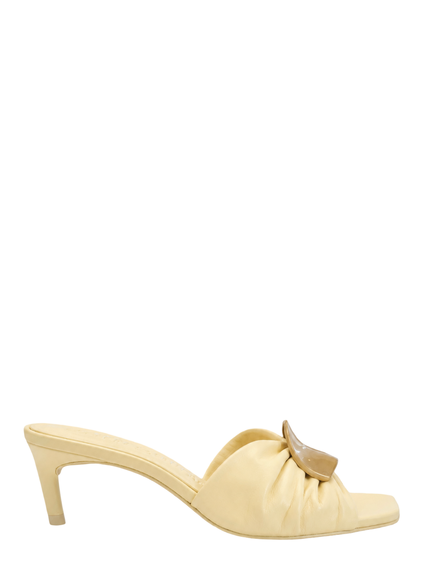 Cult Gaia Amina Sandal in Buttercream