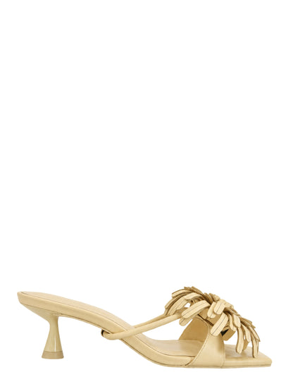 Cult Gaia Alora Low Heel in Buttercream