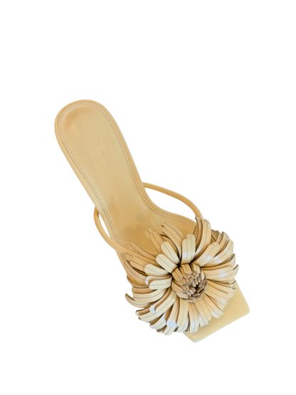 Cult Gaia Alora Low Heel in Buttercream