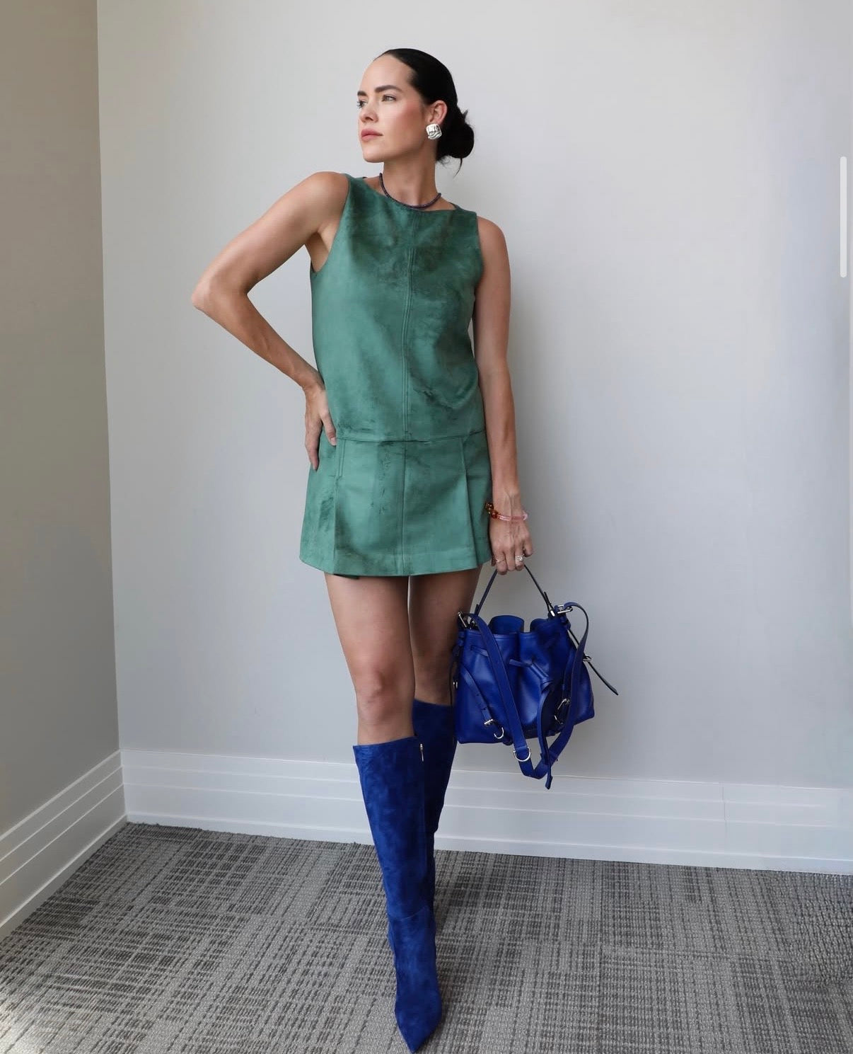 Alexis Moravia Dress in Evergreen