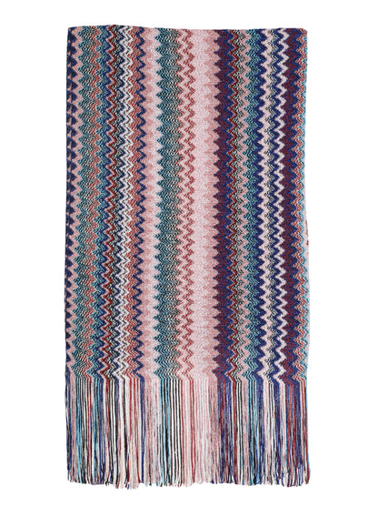 Missoni Lamé Scarf Oblong in 1 Pink Multi