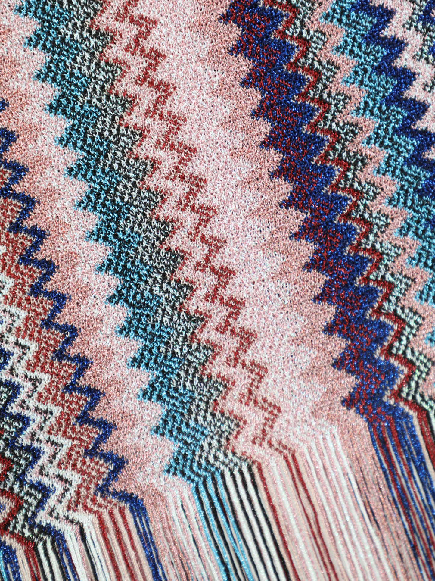 Missoni Lamé Scarf Oblong in 1 Pink Multi