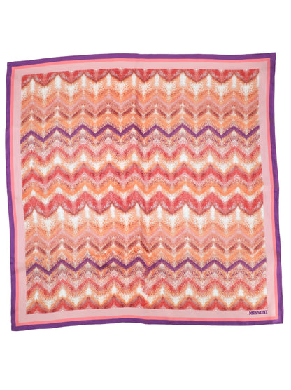 Missoni Pink Zigzag Foulard
