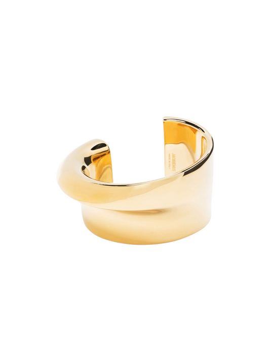 Jacquemus Le Bracelet J in Light Gold