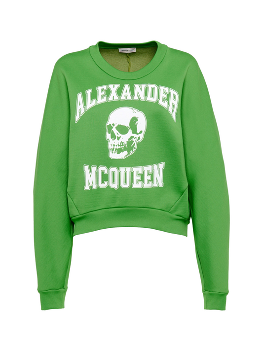 Alexander McQueen Varsity Skull Sweatshirt