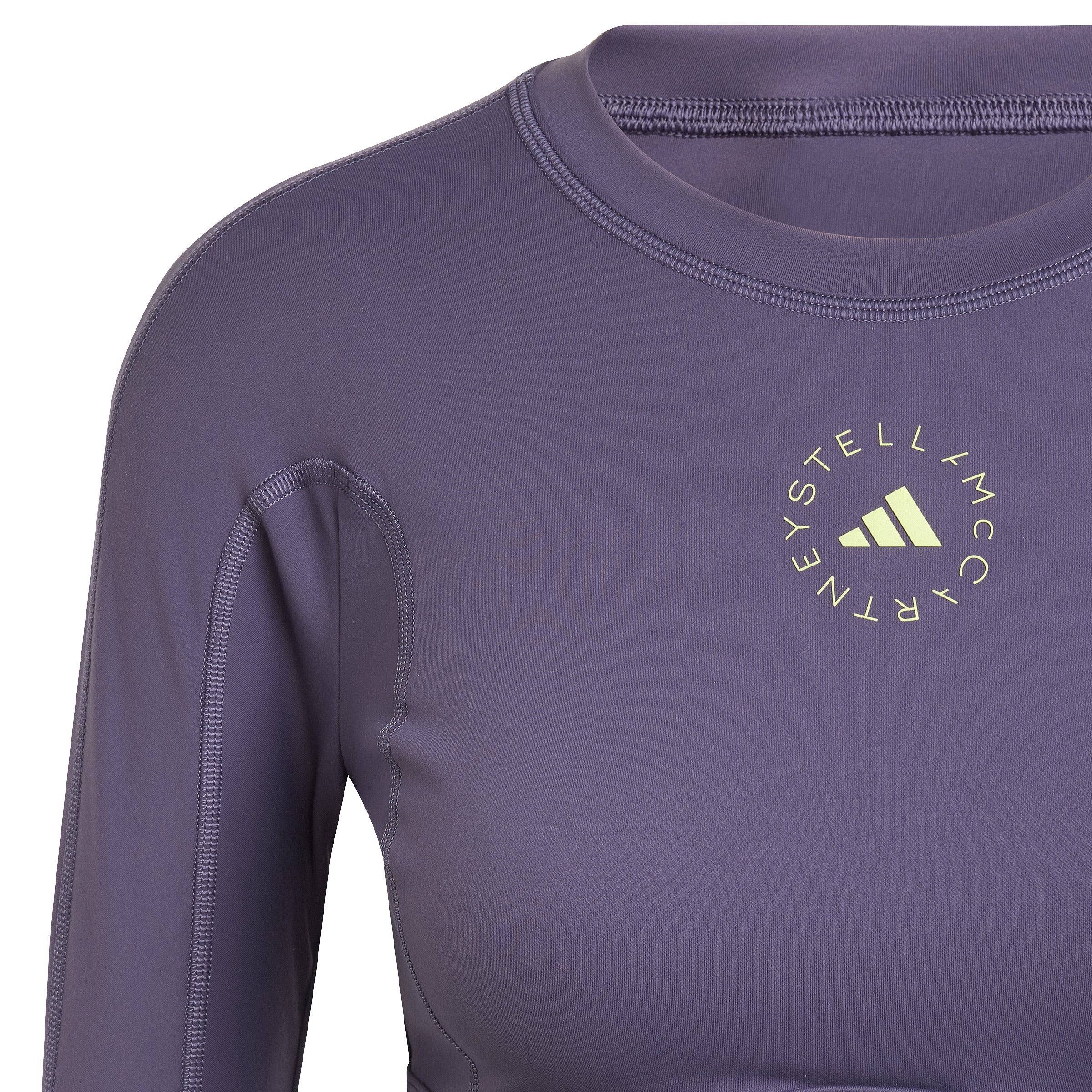 NWT shops Adidas by Stella McCartney black cropped ASMC TST long sleeve top L