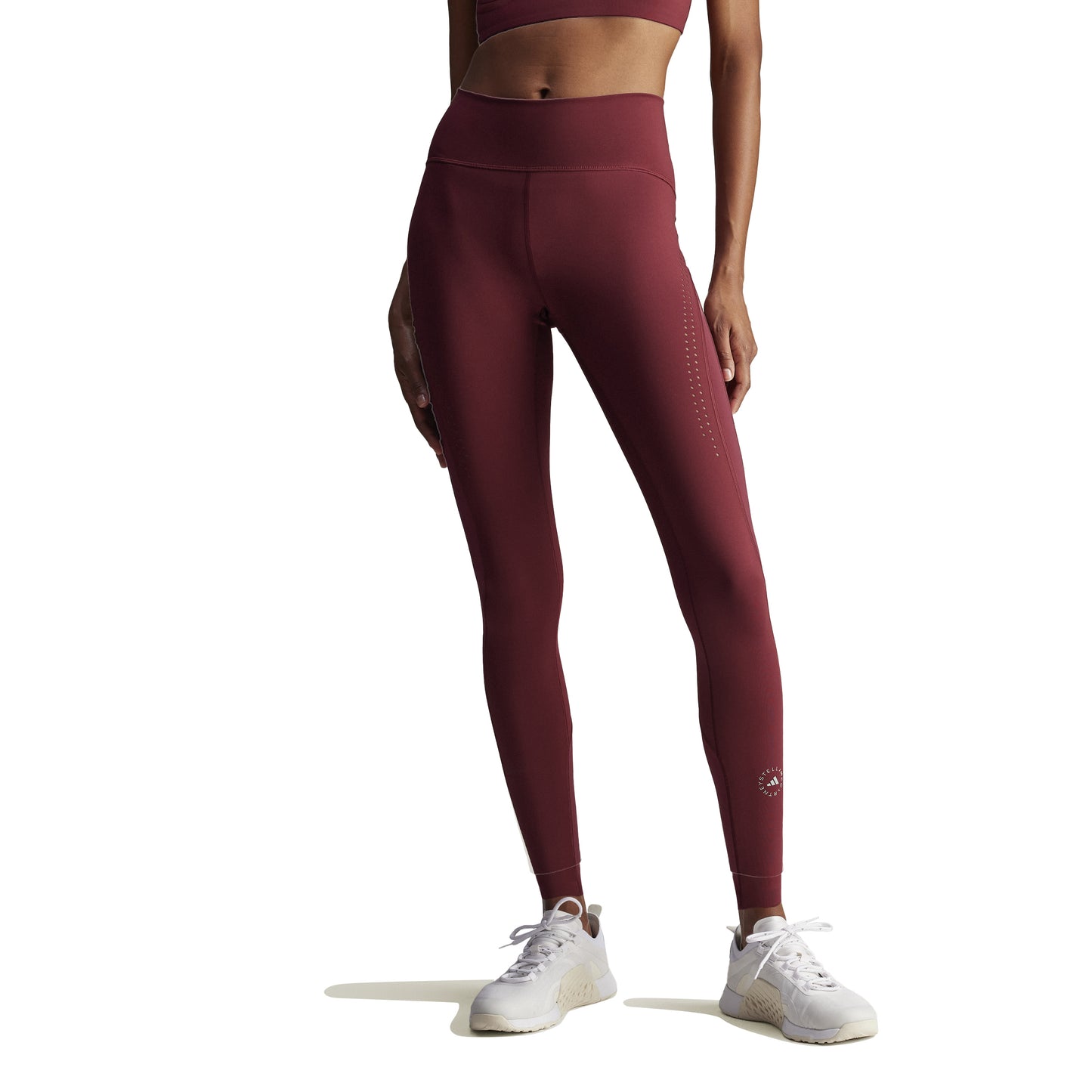 Adidas x Stella McCartney ASMC True Purpose Optime Training Legging in Shadow Red