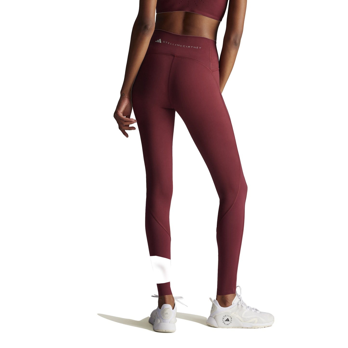 Adidas x Stella McCartney ASMC True Purpose Optime Training Legging in Shadow Red
