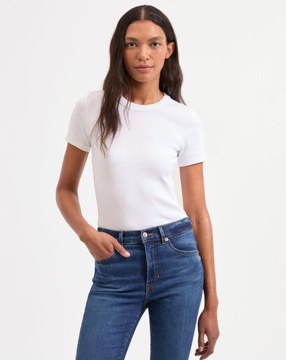 Veronica Beard Pruitt Tee in White