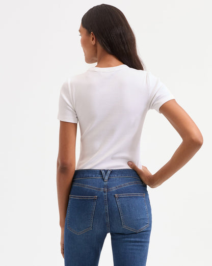 Veronica Beard Pruitt Tee in White