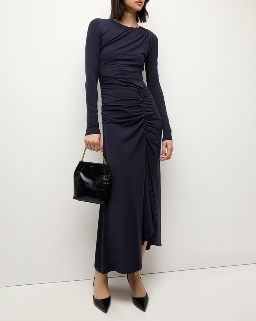 Veronica Beard Theodora Dress in Navy