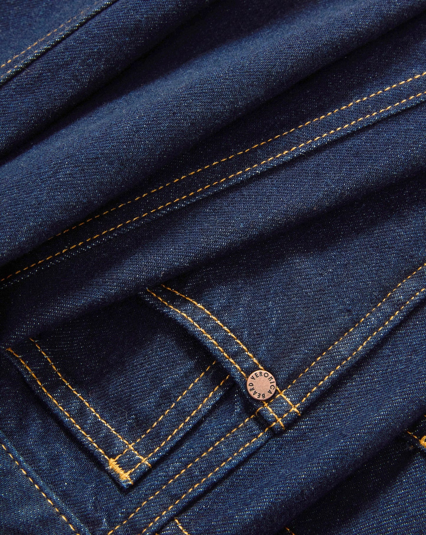 Veronica Beard Kasey Wide-Leg Jean in Indigo Rinse
