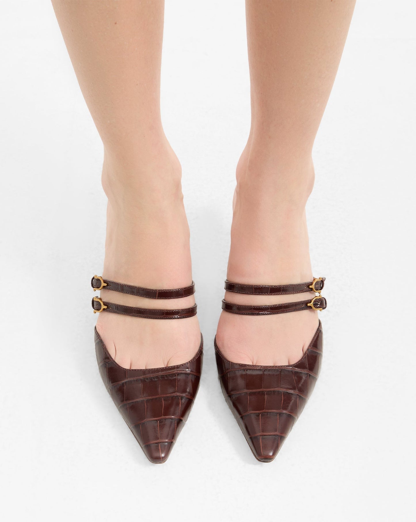 Veronica Beard Corrie Mule in Chocolate