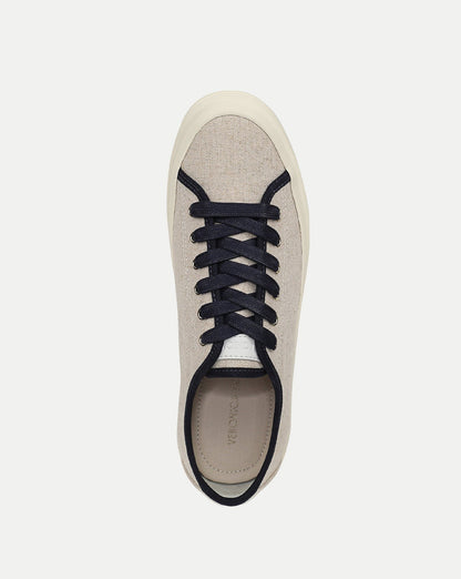 Veronica Beard True Platform Sneaker in Sand/Navy