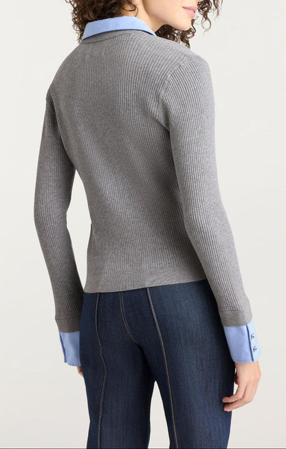 Cinq à Sept Soma Cardigan in Grey