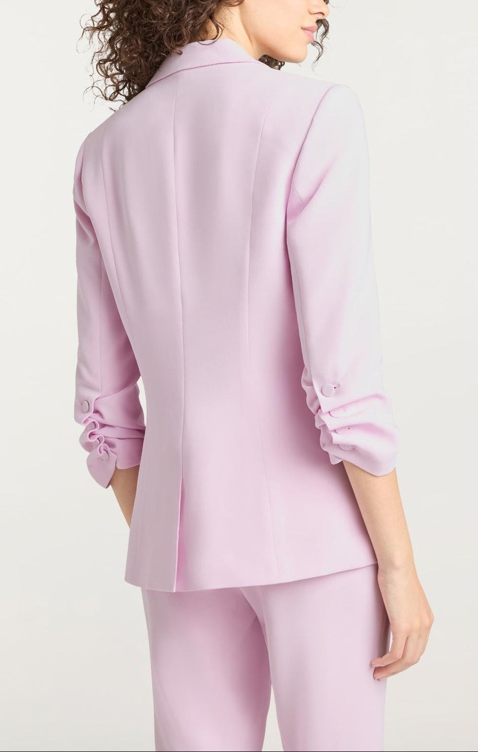 Cinq à Sept Crepe Khloe Blazer in Peony