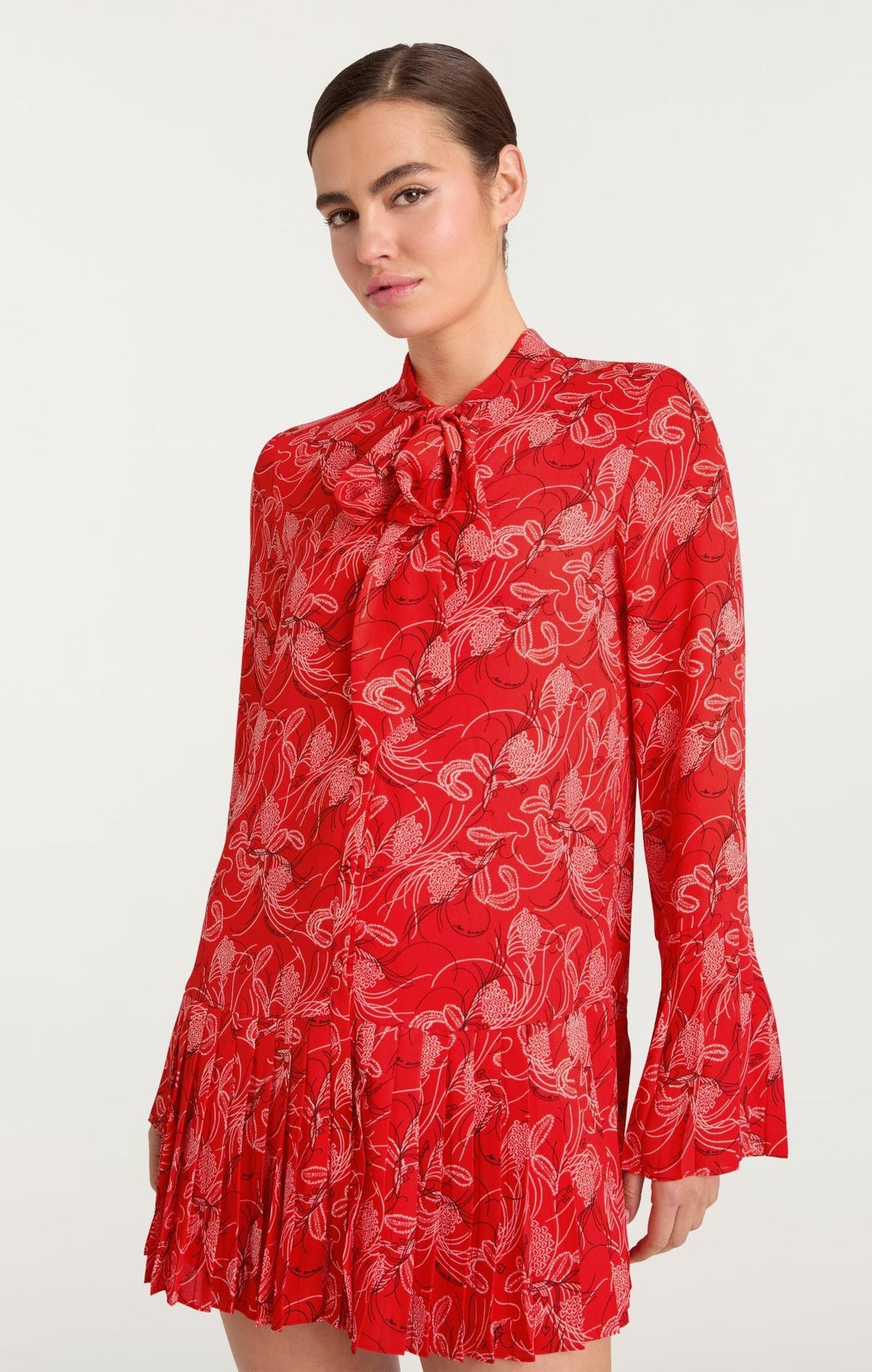 Cinq à Sept Botanical Floral Alinda Dress in Bisou Multi